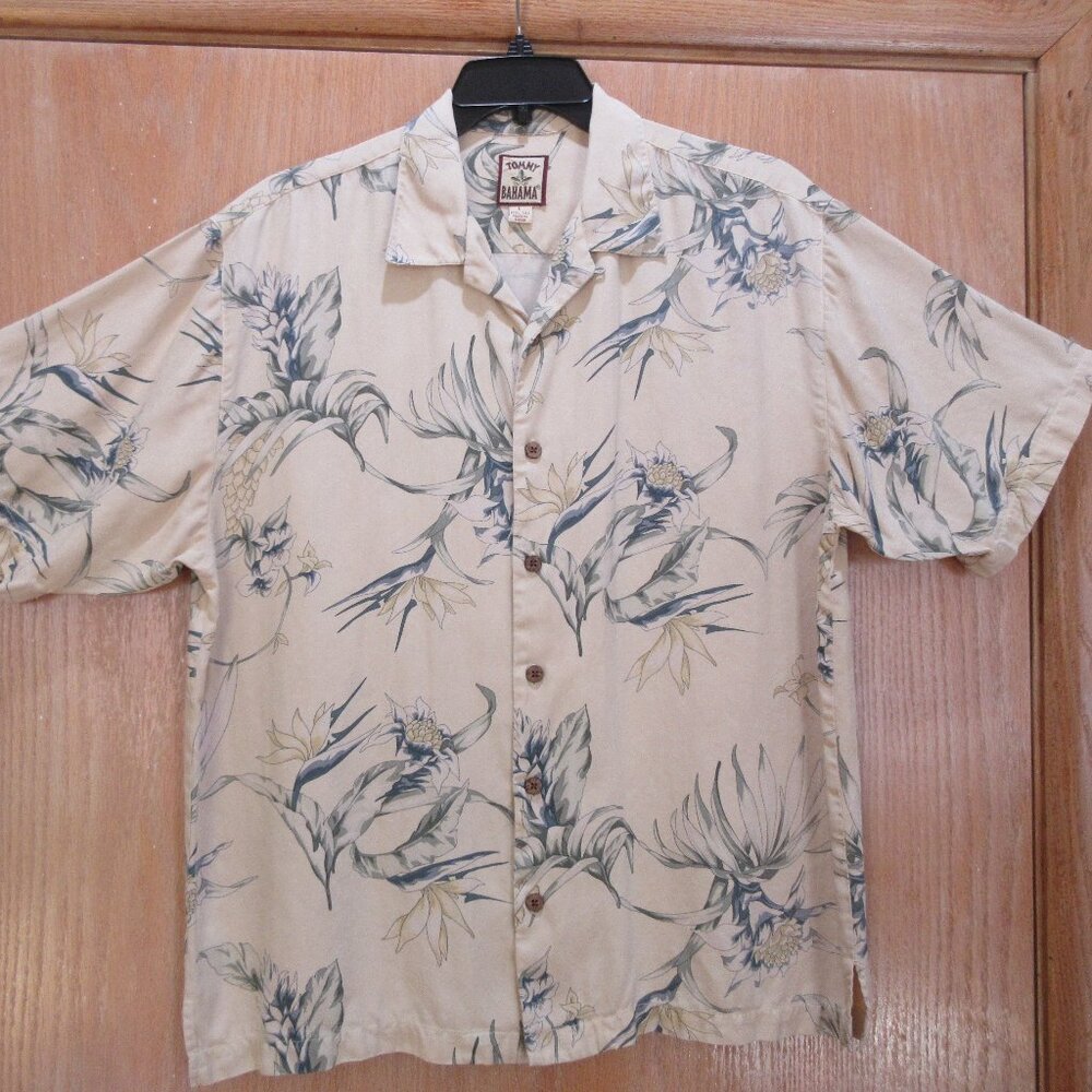 Tommy Bahama Silk Shirt- size Large